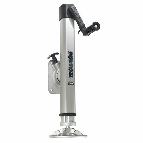 Fulton 1413230134 F2 Marine Trailer Jack, 2,000 lbs. Lift Capacity, Sidewind, Bolt-On Side Mount, 10 Inch Travel