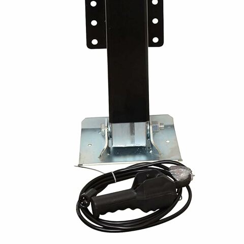 Bulldog Cases Reese 185400 Bulldog Velocity Series Powered Trailer Jack, Side Mount, 12,000 lbs. Support Capacity, Bolt-On, 24' Travel