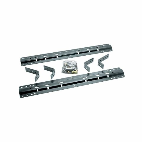 REESE Towpower 30035 Fifth Wheel Trailer Hitch Rail Kit, Mounting System Rail & Bracket Kit Compatible with Full-Size Pickup Trucks, Includes 5th Wheel Mounting Brackets and Hardware