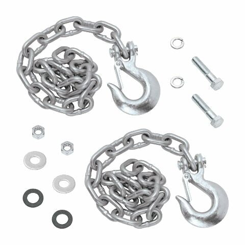 Reese Towpower 49151 Goose Box 20K Fifth Wheel Trailer Safety Chains, 20,000 lbs. Capacity