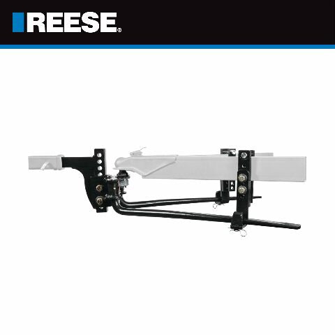 REESE 49911 Integrated Sway Control Weight Distribution Kit, 6,000 lbs. Capacity, Shank Included