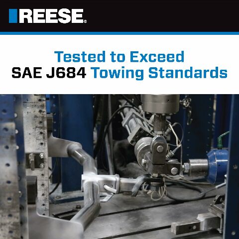 REESE 49911 Integrated Sway Control Weight Distribution Kit, 6,000 lbs. Capacity, Shank Included