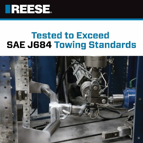Reese 49912 Pro Round Bar Weight Distribution Hitch with Sway Control, 8,000 lbs. Capacity, Compatible with Up to 7 Inch Trailer Frames, 8.5 Inch Drop Shank Included
