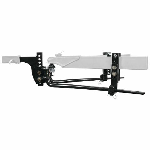Reese 49912 Pro Round Bar Weight Distribution Hitch with Sway Control, 8,000 lbs. Capacity, Compatible with Up to 7 Inch Trailer Frames, 8.5 Inch Drop Shank Included
