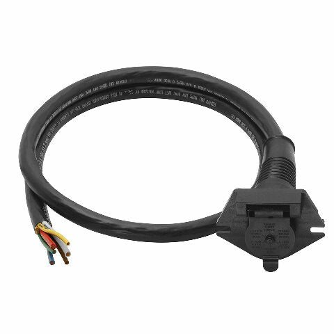 Bragman Bargman 50-86-004 6-Way Sealed Connector - Car End, 4' Cable