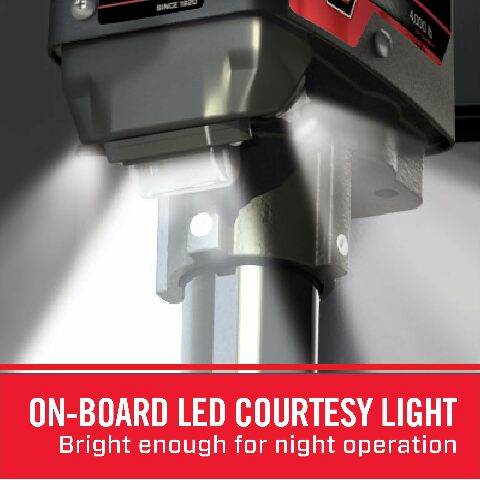 Bulldog 500187 Black A-Frame Jack with Powered Drive, 3,500 lbs.