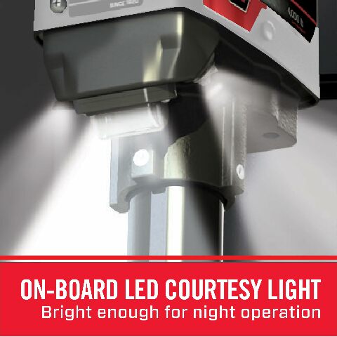 Bulldog 500188 White A-Frame Jack with Powered Drive, 3,500 lbs.