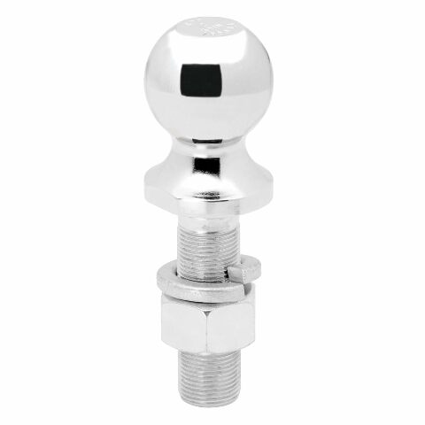 Reese 63849 Class III Chrome Hitch Ball - 2" Ball x 1" Shank Diameter x 3.25" Length