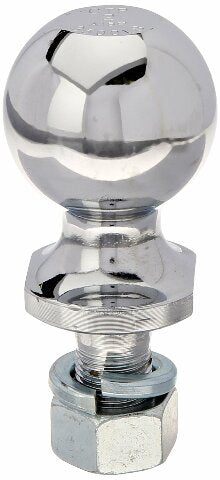 Tow Ready Reese 63887 Packaged Class II Hitch Ball, Chrome - 2" Ball x 3/4" x 1-1/2", 3,500 lbs.