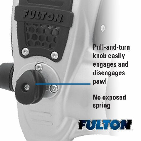 Fulton FW20000101 F2 Trailer Winch with Strap - 2000 lb. Load Capacity