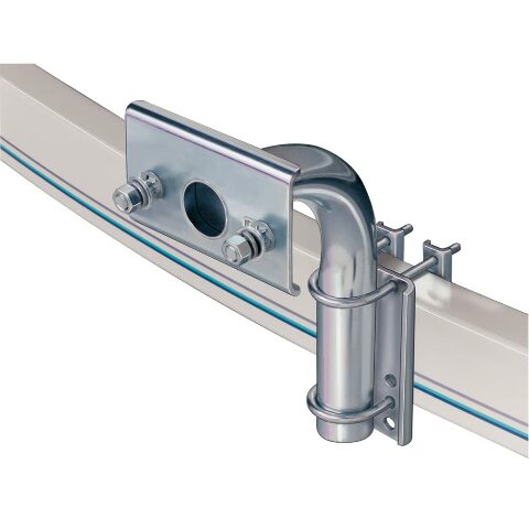 CARGO CONTROL TIRE CARRIER - BOLT TO TRAILER TONGUE, FITS UP TO 16-1/2IN WHEEL