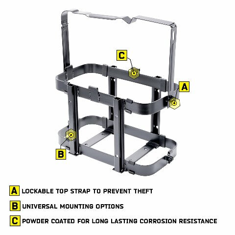 Smittybilt 2798 Jerry Gas Can Holder