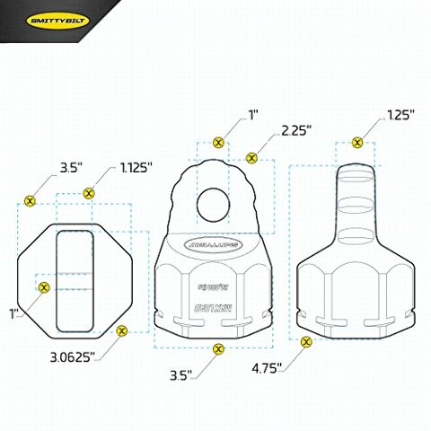 SmittyBilt A.W.S. ALUMINUM - SB2820