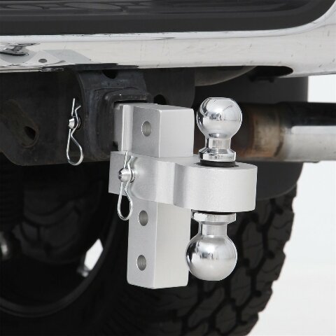 SmittyBilt 6IN ADJ Alum Drop Hitch 2"- 2 5/16" - SB2926