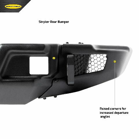 Smittybilt 76732 Stryker Rear Bumper Fits 07-18 Wrangler (JK)