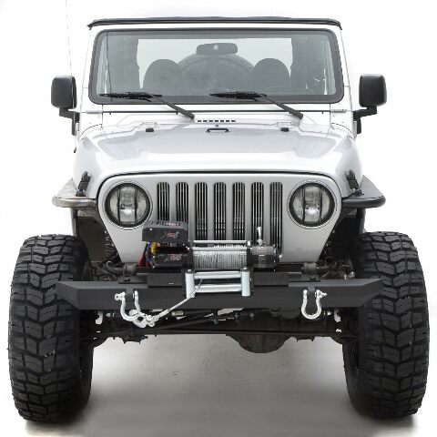 Smittybilt 76740D SRC Classic Front Bumper with D-Ring Mounts and Shackles for 1976-2006 Jeep® Wrangler TJ/YJ/LJ