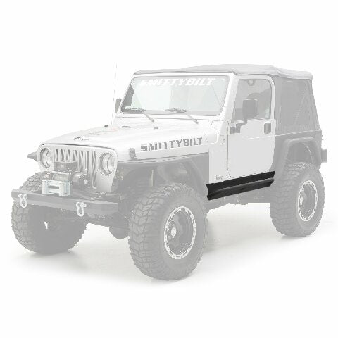 Smittybilt 76871 XRC Rock Slider w/Step Fits 97-06 Wrangler (TJ)