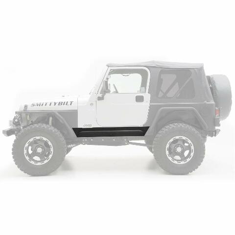 Smittybilt 76871 XRC Rock Slider w/Step Fits 97-06 Wrangler (TJ)