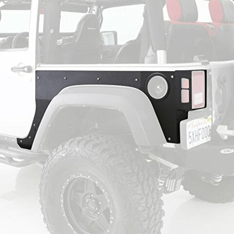 Smittybilt 76981 XRC Armor Black Textured Rear Flat Fender Skin