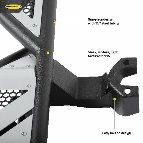 SmittyBilt APOLLO SLIDERS WITH STEP - SB77734
