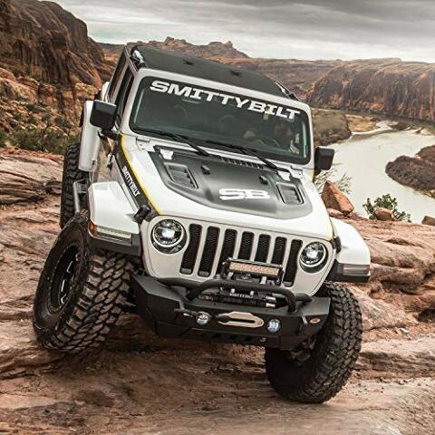 Smittybilt 77724 Gen2 SRC Front Bumper for 2018 Jeep Wrangler JL 2/4 Door
