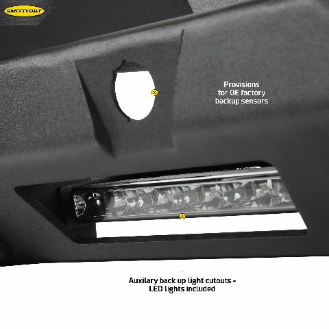 Smittybilt 77858 Gen2 XRC Rear Bumper for 2018 Jeep Wrangler JL 2/4 Door