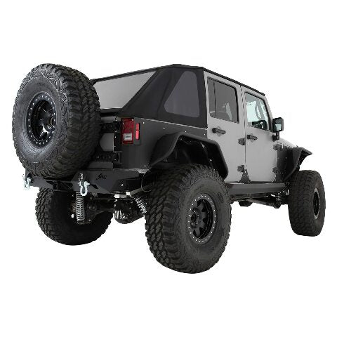 Smittybilt 9083135K Black Diamond Bowless Combo Top w/Tinted Windows 4 Door