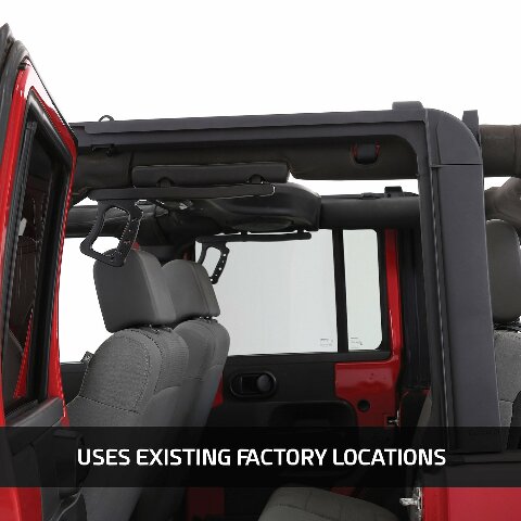 Smittybilt 91406 O.E Style Door Surrounds Fits 07-18 Wrangler (JK)