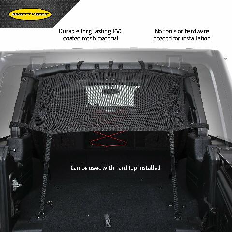 Smittybilt 97501 Cloak Extended Mesh Top Fits 18-20 Wrangler (JL)