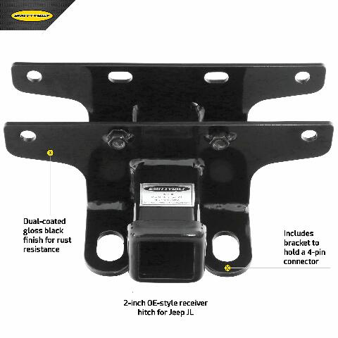 Smittybilt JH46 Sure Step Side Bar Fits 18-20 Wrangler (JL)