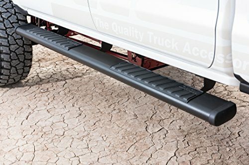 Dee Zee DZ16121 6" Oval Texture Black Steel Side Steps