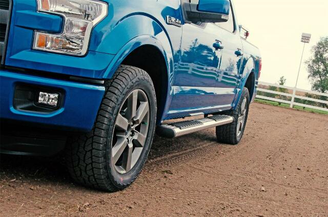 Dee Zee DZ16411 6" Oval Black-Tread Side Steps