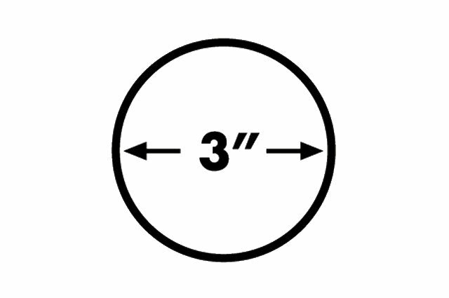 Dee Zee DZ372041 3" Round UltraBlack Nerf Steps