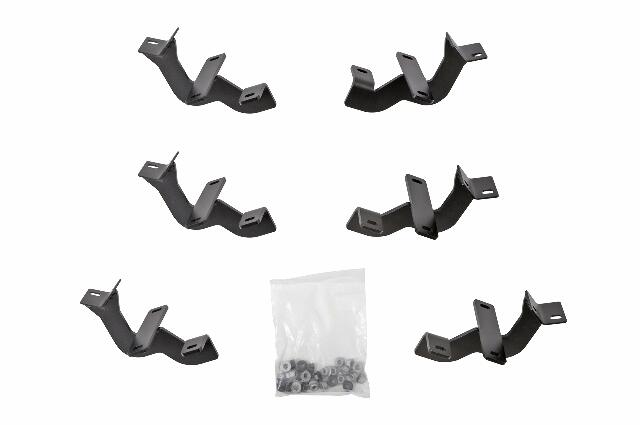 Dee Zee DZ 66327 Hex Side Step Bracket Kit, Black