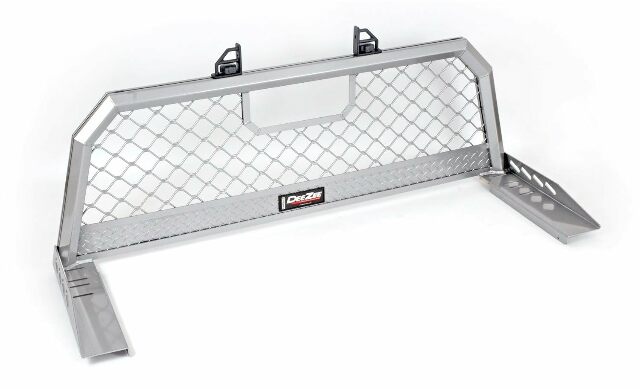 Dee Zee DZ95050WR Silver Aluminum Mesh Cab Rack