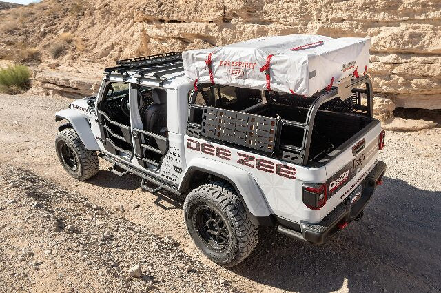 Dee Zee DZ95054RTB Teture Black Rear Aluminum Truck Rack