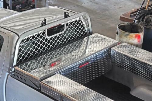 Dee Zee DZ95058R Silver Aluminum Mesh Cab Rack