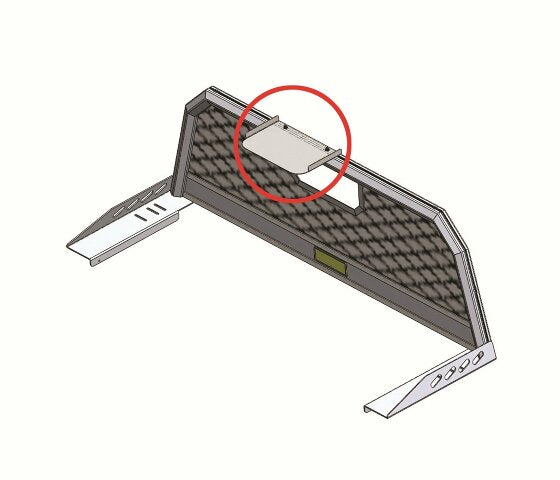 Dee Zee DZ95063 Cab Rack Light Mounting Plate