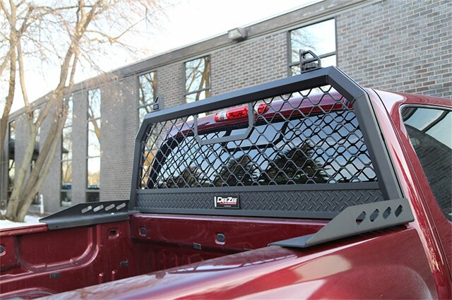 Dee Zee DZ95070RB Gloss Black Aluminum Mesh Cab Rack
