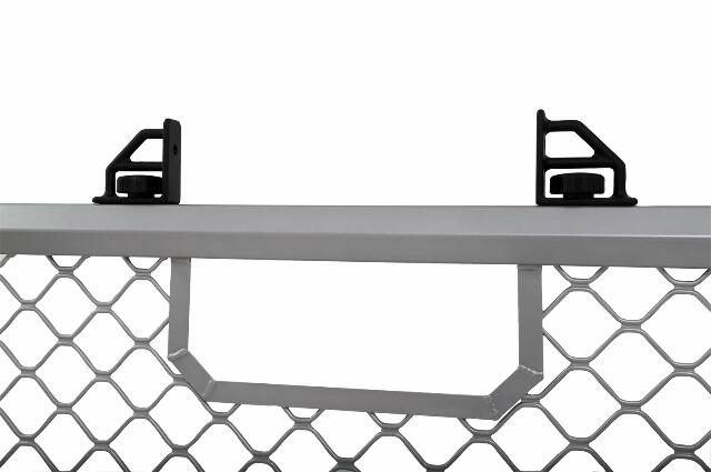 Dee Zee DZ95072R Silver Aluminum Mesh Cab Rack