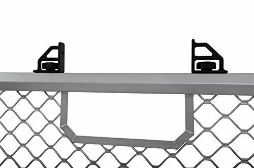 Dee Zee DZ95072R Silver Aluminum Mesh Cab Rack