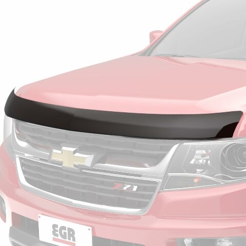 EGR SuperGuard 301391 - Smoked Acrylic Hood Guard - Compatible with Select Chevrolet Colorado Models 2015-2022