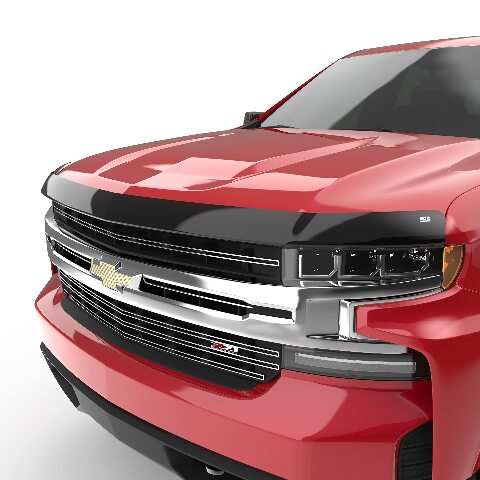 EGR 301691 SuperGuard Smoked Hood Shield Compatible with Select Chevrolet Silverado 1500 Trucks - Durable Impact Resistant Acrylic, Easy Installation 2019-2025