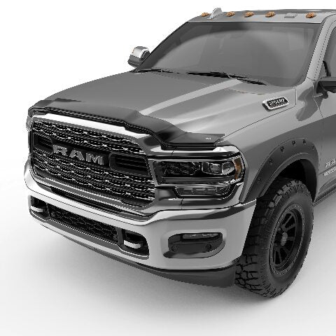 EGR 302861 Superguard Hood Guard Bug Shield, Dark Smoke Finish, Compatible With Select Ram 2500 and 3500 Models