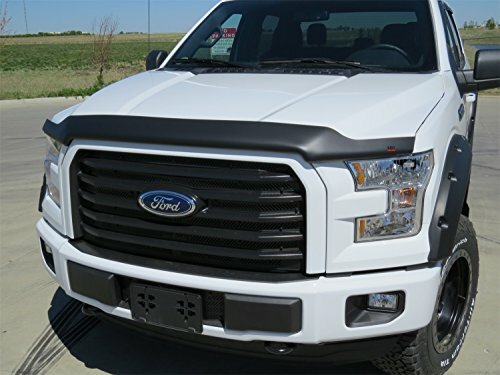 EGR 303475 SuperGuard Matte Black Acrylic Hood Shield Compatible with Select Ford F-150 Trucks - Durable, Easy Installation 2015-2020