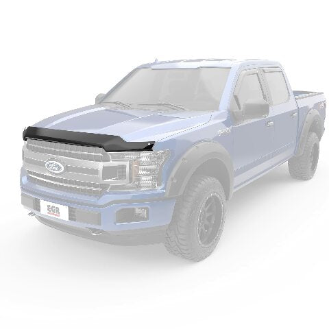 EGR 303475 SuperGuard Matte Black Acrylic Hood Shield Compatible with Select Ford F-150 Trucks - Durable, Easy Installation 2015-2020