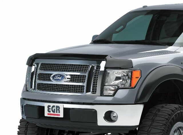 EGR 305081 Superguard Hood Guard Bug Deflector, Dark Smoke Finish, Compatible with Select Toyota Tacoma Models