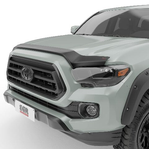 EGR 305085 SuperGuard Hood Guard Bug Deflector Protector, Matte Black Finish, Compatible with Select to Toyota Tacoma All Cabs Models 2023