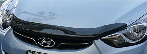 EGR 306391 Superguard Hood Guard Bug Shield, Dark Smoke Finish, Compatible with Select 11-15 Hyundai Elantra Models