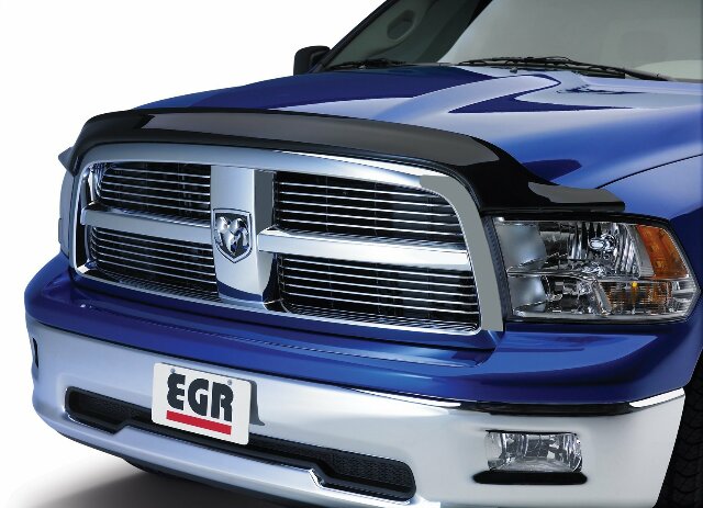 EGR 392851 Aerowrap Hood Guard Bug Shield, Dark Smoke Finish, Compatible with Select 10-19 Ram 2500 and Ram 3500 Models 2011-2019